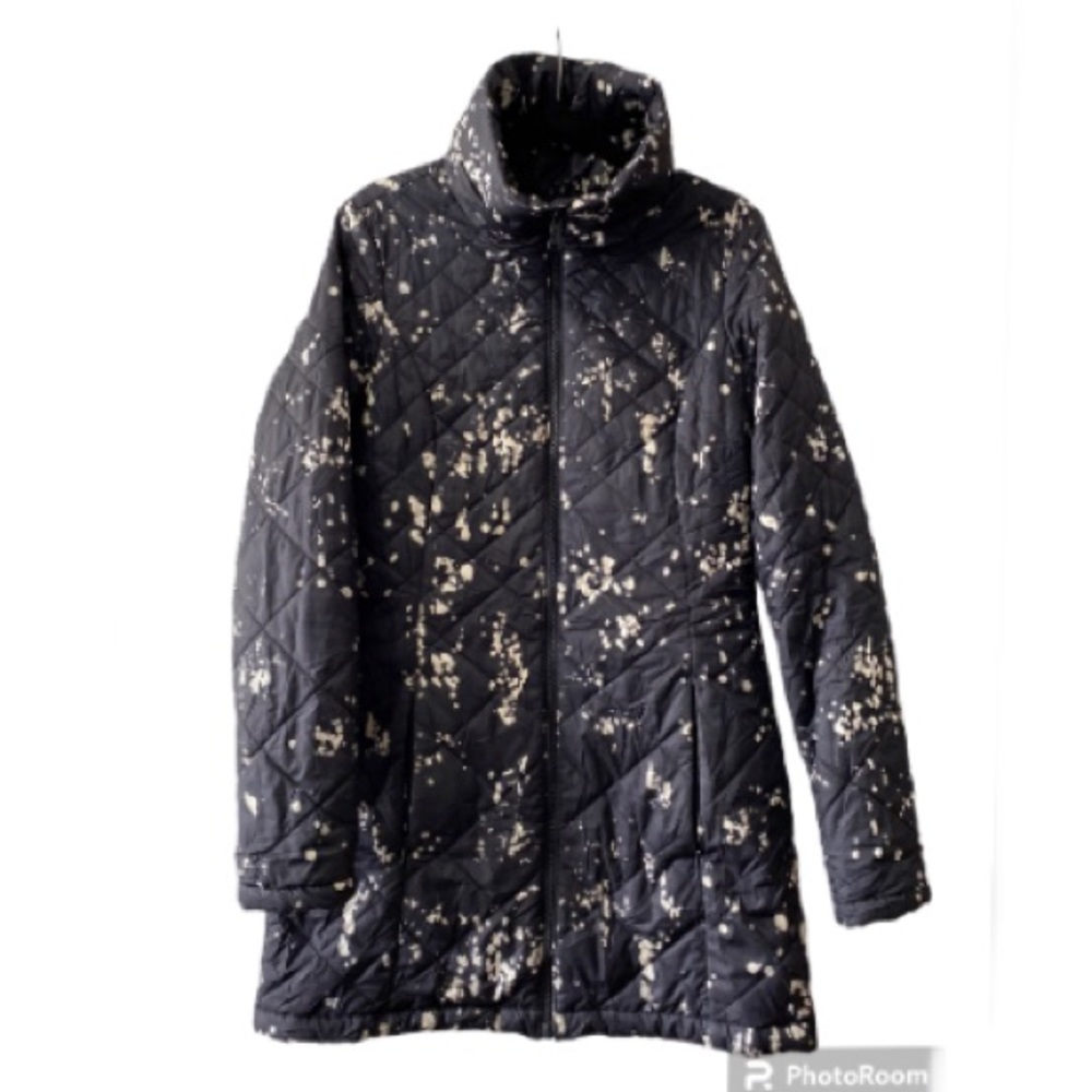 The North Face Primaloft Black High Neck Long Jacket Size M